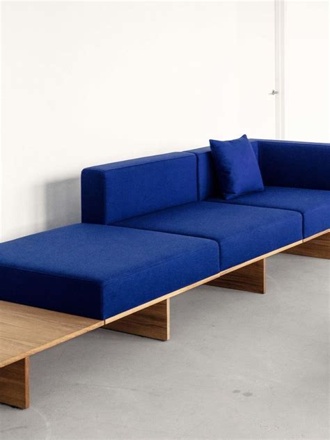 Minimal designed blue sofa | Modular sofa design, Sofa design, Furniture