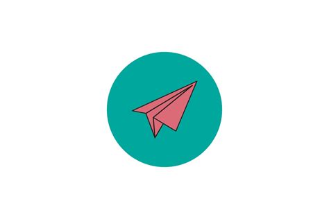 Paper Airplane Logo Icon Vector Graphic by artpray · Creative Fabrica