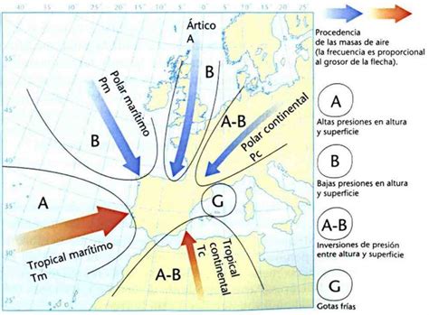 Masas de aire en España - METEOCULTURA - ESTACIONES METEOROLÓGICAS ...