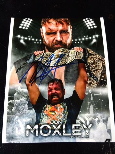 Jon Moxley Signed "New AEW Champion" 8x10 | #3934536362