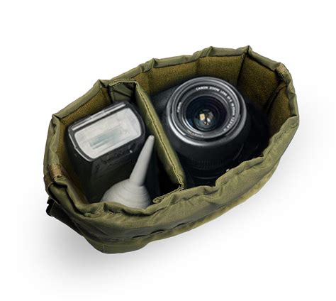 Small Tessuto Padded Camera Bag Insert to carry a DSLR Camera, 1 stand ...