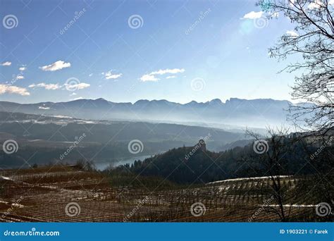 Dolomite Mountains Landscape Stock Image - Image of background, alpine ...