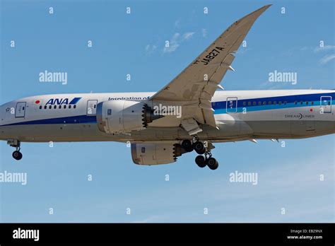 Boeing 787 Dreamliner fuselage, wing and landing gear Stock Photo - Alamy