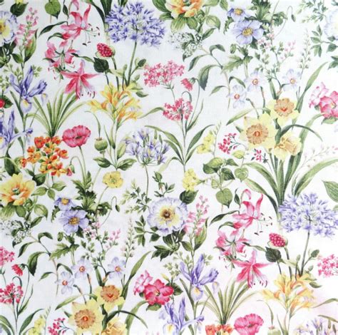 'Botanical Society' All-Over Medium floral print By Fabri-Quilt Fabrics ...