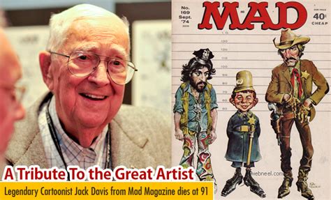 Legendary Cartoonist Jack Davis from Mad Magazine dies at 91, RIP