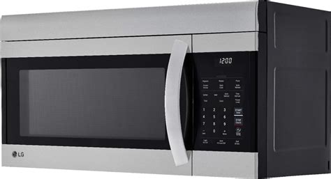 Customer Reviews: LG 1.7 Cu. Ft. Over-the-Range Microwave with EasyClean Stainless Steel ...