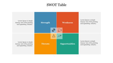 Ppt Free, Swot Analysis Template, Table Template, Powerpoint Slide, Free Market, Presentation ...