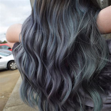 Charcoal Hair Color - Unicorn Grey Hair Dye in 2021 | Charcoal hair ...