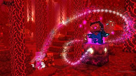 #55549 Vanilla Nether with Shaders 8k, Nether (Minecraft) - Mocah HD Wallpapers