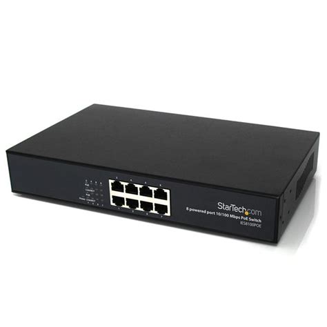 PoE Switch - 8-Port Power over Ethernet Switch | StarTech.com