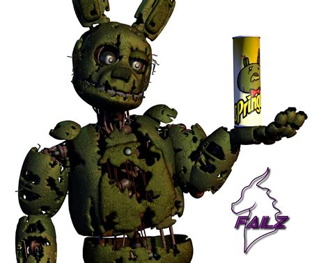 Springles? (Some sort of meme thing using SpringTrap v9) : r/fivenightsatfreddys