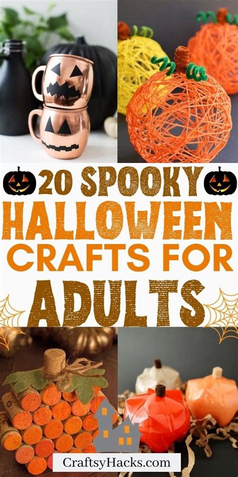 20 Fun Halloween Crafts for Adults - Craftsy Hacks