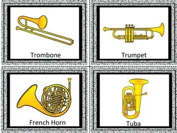 Orchestral Instrument Flashcards by vivace2309 | TPT