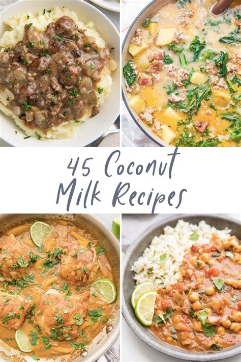 45 Coconut Milk Recipes - 40 Aprons