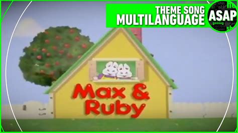 Max and Ruby Theme Song | Multilanguage (Requested) - YouTube