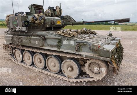 british army FV107 Scimitar armoured tracked military reconnaissance ...