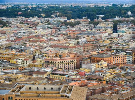 Aerial View of Vatican City Stock Image - Image of building, italian ...