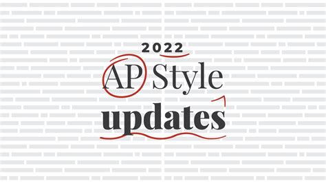 Six Updates to the Associated Press Stylebook in 2022