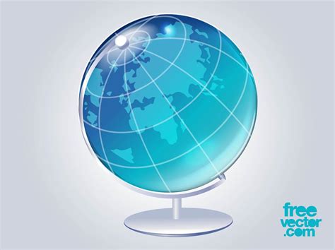 3 D Globe Vector Vector Art & Graphics | freevector.com