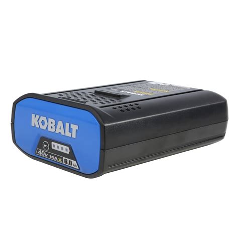 Kobalt 40-Volt Max 6 Ah Rechargeable Lithium Ion (Li-ion) Cordless Power Equipment Battery in ...