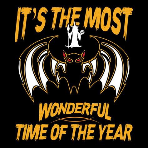 Premium Vector | It's the most wonderful time of the year halloween t shirt design template