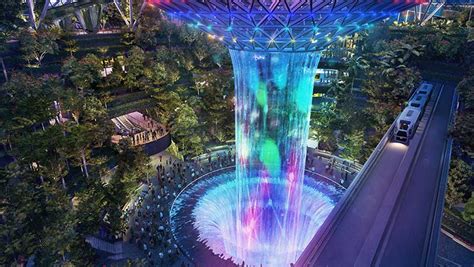 Jewel Changi Airport, Singapore | waterfall | attractions | blooloop