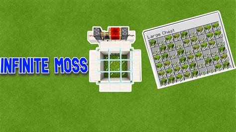 How To Make A (Easy) Moss Farm Minecraft Bedrock Xbox,Switch,Playstation,windows10,Mobile 1.17 ...