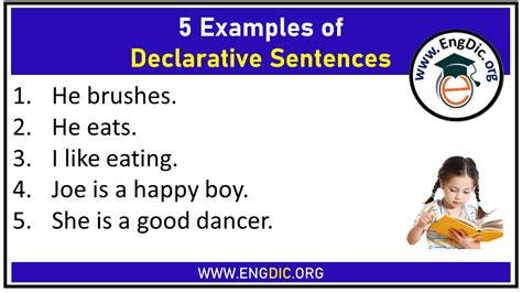 Declarative sentences examples Archives - EngDic