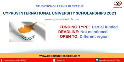 Cyprus International University Scholarships 2021 - Opportunities Circle