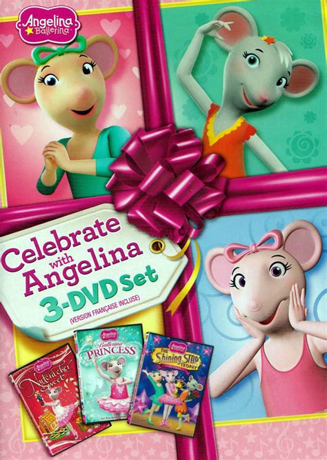 Angelina Ballerina - Celebrate with Angelina 3-DVD Set (Bilingual) on ...