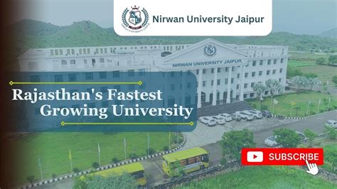 Nirwan University Jaipur - Rajasthan's Fastest Growing University - YouTube