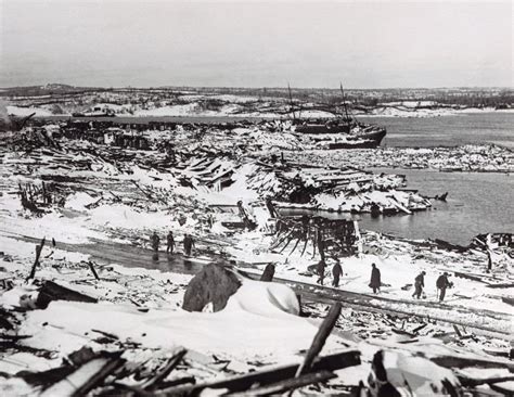 The Halifax Explosion of 1917: A city destroyed when ships collide ...