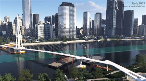 Brisbane-first construction plans to build Australia’s longest green bridge