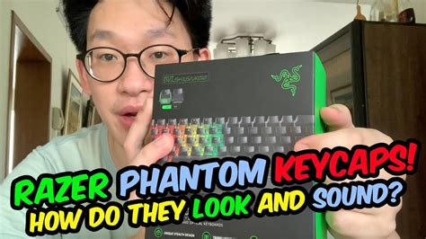 Razer Phantom Keycap's First Impressions and Installation - YouTube