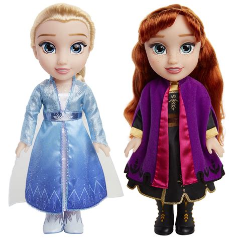 Disney Princess Anna and Elsa 14 Inch Singing Sisters Feature Fashion Doll 2 Pack - Walmart.com