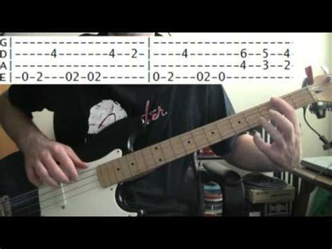 Rage Against The Machine BombTrack Bass Guitar Lesson with TAB Tutorial RATM - YouTube