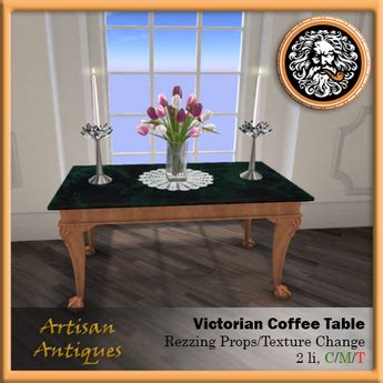 Second Life Marketplace - Victorian Coffee Table