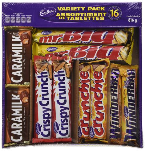 Cadbury 16ct Chocolate Bars, Variety pack, 816 g, {Imported from Canada} | eBay