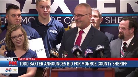 Former Greece Police Chief Todd Baxter announces candidacy for Monroe ...