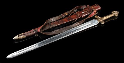 KING ARTHUR (2004) - Hero Excalibur Sword and Scabbard - Current price: £5000