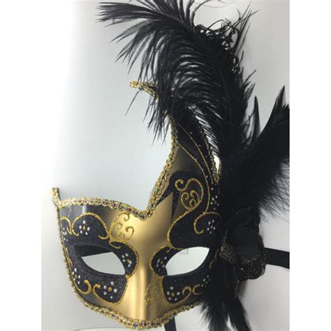 Black and Gold Mardi Gras Mask – Streets of Orleans