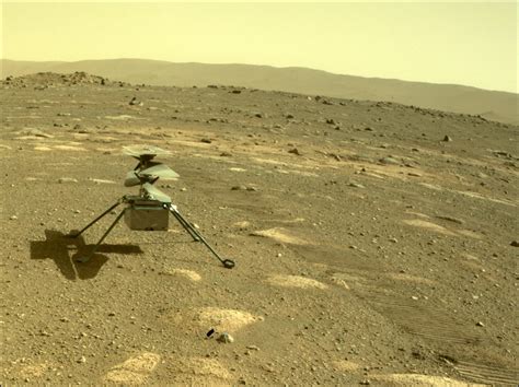 NASA’s Ingenuity Mars Helicopter Survives First Frigid Martian Night on Its Own