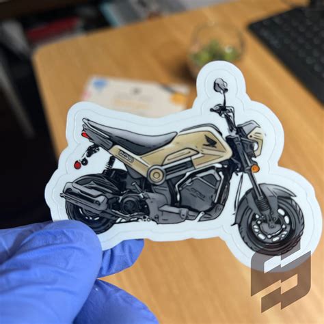 2022 Brown Honda Navi Motorcycle Sticker Mini Bike Bottle - Etsy