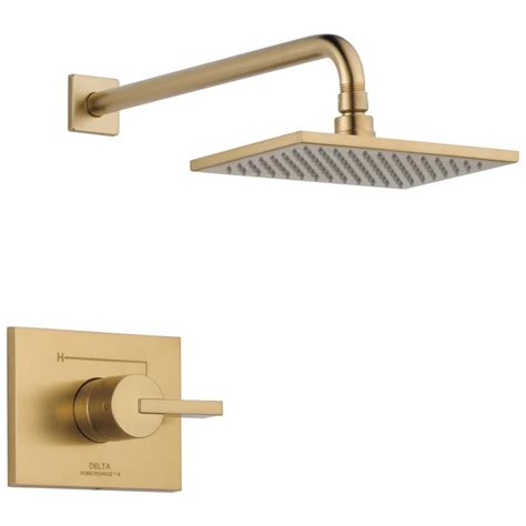 Shop Delta Vero Champagne Bronze 1-handle Shower Faucet at Lowes.com