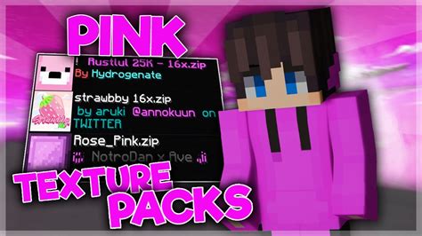 The BEST Pink Texture Packs For Bedwars!! (1.8.9 PvP) - YouTube
