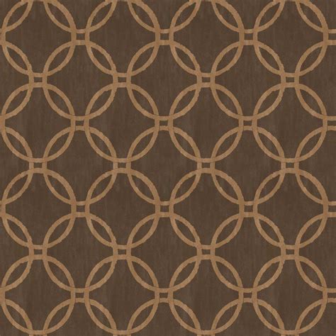 Beacon House Ecliptic Brown Geometric Wallpaper-2535-20640 - The Home Depot