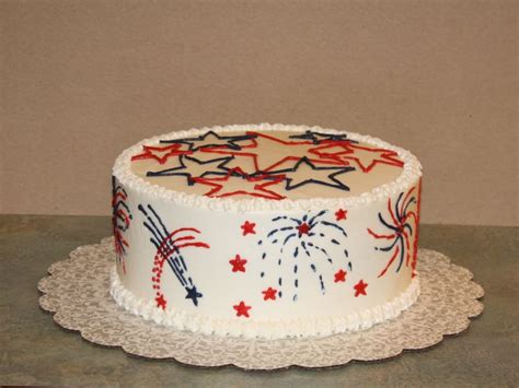 Party Cakes: Fireworks Cake | Fireworks cake, Fourth of july cakes, 4th ...