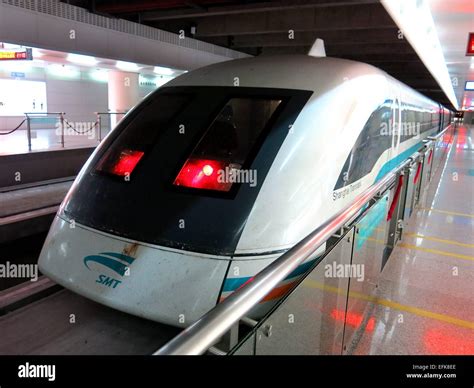 The Shanghai Maglev Train is a magnetic levitation train, which was ...