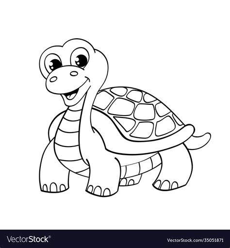 Cute Turtle Clip Art Black And White