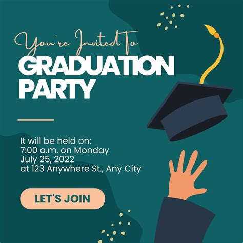 Paper & Party Supplies Invitations & Announcements Graduation Invitation Graduation Invitation ...